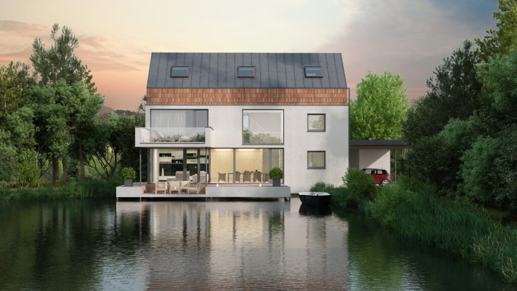 architectural visualization for exterior design and architecture